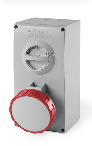 Scame 63a interlocked ip67 - ,