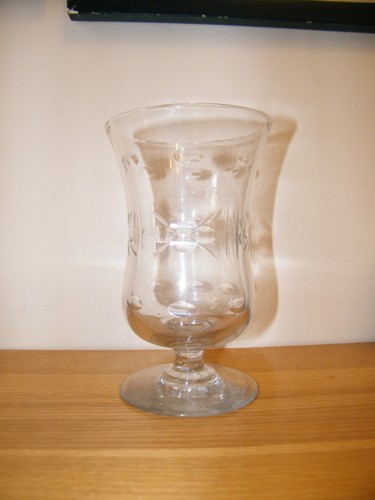 19thc sliced cut glass - cut,