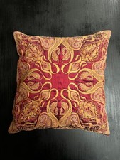 Luxurious Red & Gold Paisley