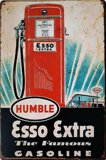 Esso petrol pump gas station