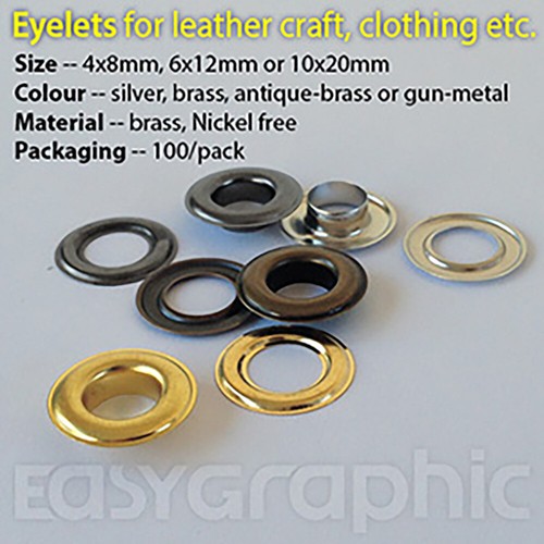 Eyelets leather craft sewing - leather,