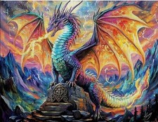 FIERY DRAGON CROSS STITCH KIT