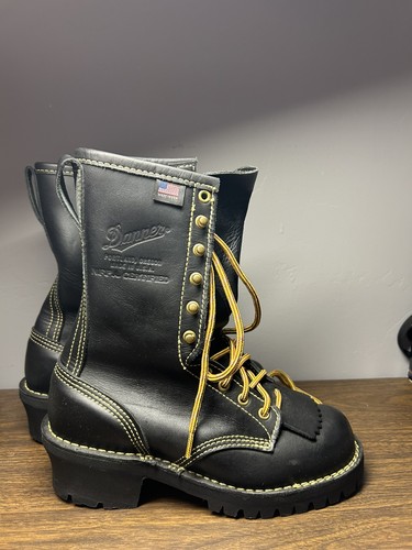 Danner black leather - black,