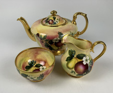 Sovereigndale Fine China Teapot, Milk Jug and Sugar Bowl