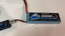 3S Lipo battery 3000mah 150c 11.1v Align Spektrum RC Helicopter Li-Poly