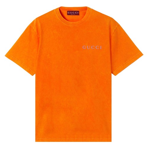 Gucci mens orange shirt - mens, t-shirt