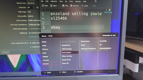 Benq zowie xl2546k dyac - benq,