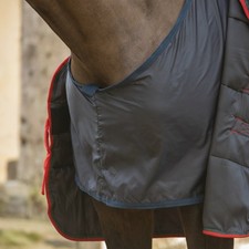 Shires Satin Anti-Rub Bib - Black | Equestrian