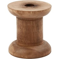 5 x Stained Wooden Thread