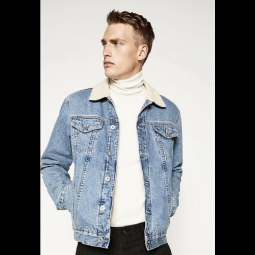 Stylish blue denim jacket