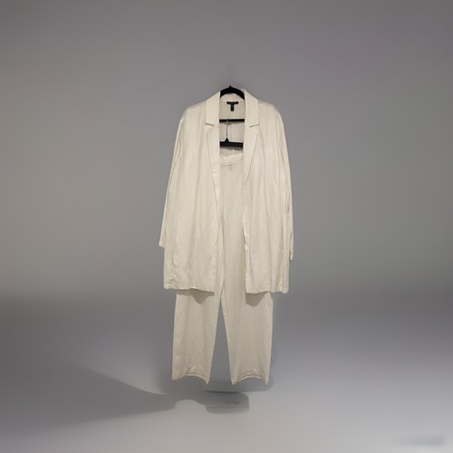 Eileen fisher white linen - fisher, suit