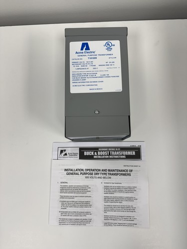 Acme electric t181059 - acme,