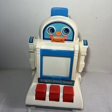 Vintage Tomy Talking Tutor Robot Vintage - Working - No Cards