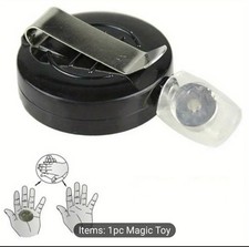 MAGNETIC REEL COIN VANISH PULL MAGNET DISAPPEARING MAGIC PROP TRICK 2p 1p CLIP