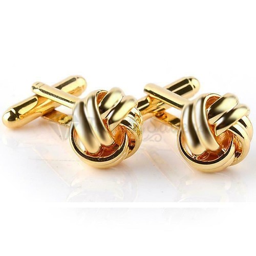 Twist knot head - knot, silver
