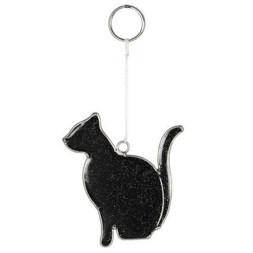 Mystical black cat - black,