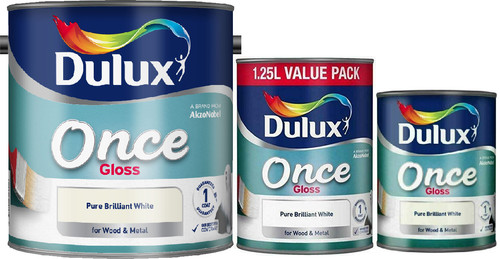 Dulux once gloss pure - dulux,