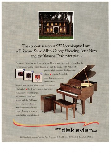 1989 yamaha disklavier - yamaha,