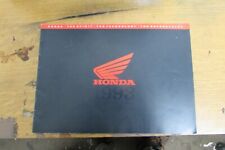 HONDA THE SPIRIT THE TECHNOLOGY THE MOTORCYCLES BROCHURE CBR ST CB750 VT