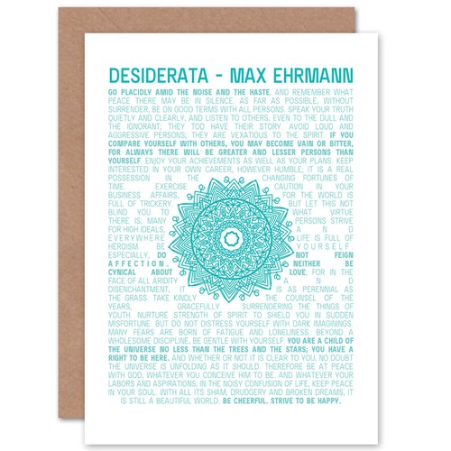 Desiderata mandala ehrmann - desiderata,