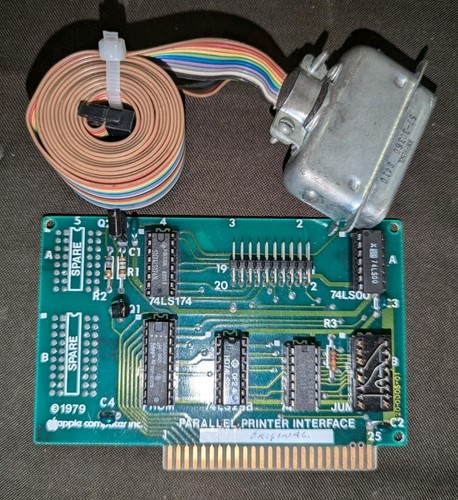 Apple parallel printer - ][, ][+