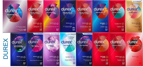 Durex condoms mixed range - durex,