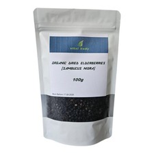 Organic Dried ELDERBERRIES (Sambucus NIGRA)