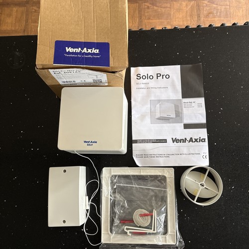 Vent axia solo - selv, svhtr