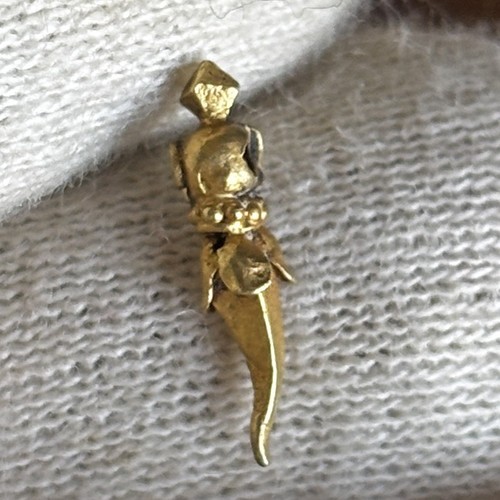 Ancient gold jewellery bead - ancient,