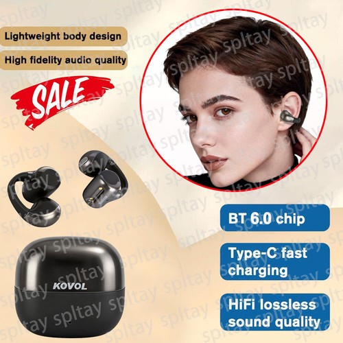 Wireless clip earbuds - on,