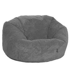Grey Giant Classic Large Adults Teens Soft snuggly Corduroy Beanbag ARRIVES