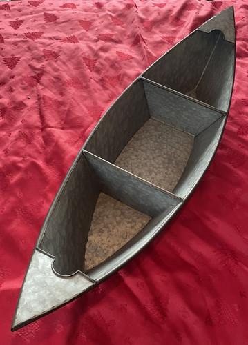 Metal boat display shelf - display,