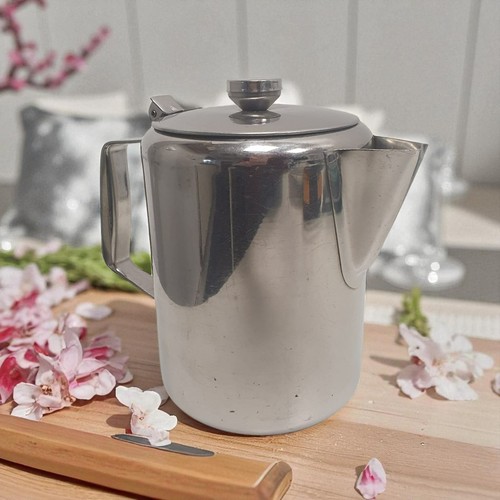 Vintage stainless steel - vintage, teapot