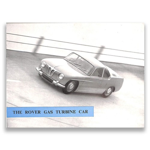 Rover gas turbine - car, sales