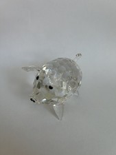 Swarovski Pig Large Crystal Tail Ornament Retired Collectable *See Description*
