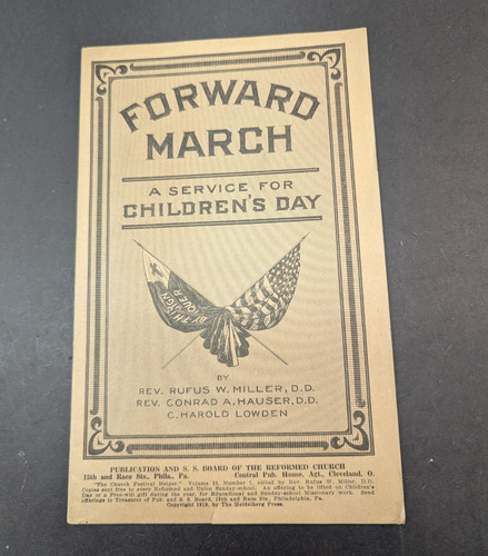 Forward march service - march, for