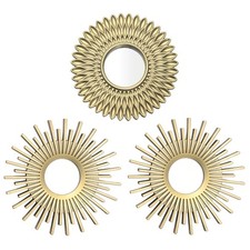 Wall Mirrors Pack of 3 Round