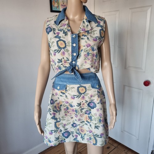 Vintage 80s deadstock floral - vintage,
