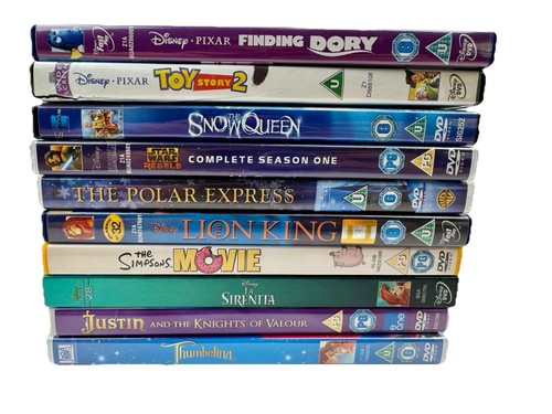 Job lot kids family dvds - job, 10