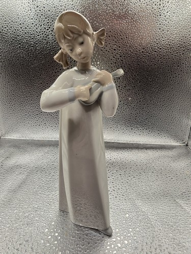 Retired lladro girl with - retired,