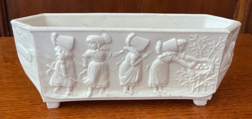 Victorian white pressed glass - victorian,
