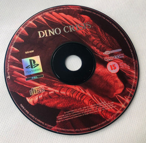 Video game dino crisis disc - game,