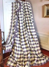 Pair of Heavy Silk Country