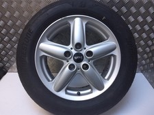MINI R60 Countryman 16" Silver 5 Spoke Alloy Wheel R124 Bridgestone Tyre 9803720