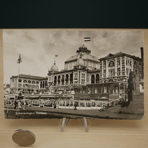 1956 rppc scheveningen kurhaus - 1956,