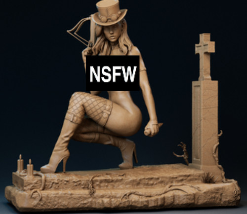 Resin figure model kit - resin,