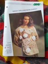 Womens Knitting Pattern Sheep