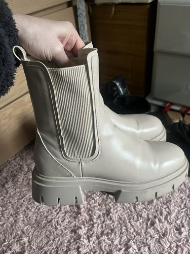 Schuh beige size - beige, boots