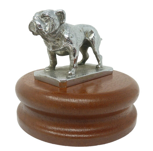 Vintage chrome bulldog car - vintage,