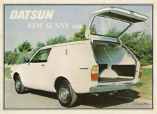 Datsun Nissan Sunny 1200 Van 1978-80 UK Market Single Sheet Sales Brochure